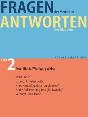 cover image of Fragen der Menschen, Antworten des Glaubens.